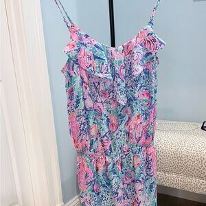 Lily Pulitzer 

Romper..looks like a dress but w builtin shorts